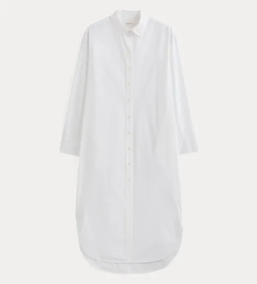Midi Shirtdress in Ultrasoft Cotton